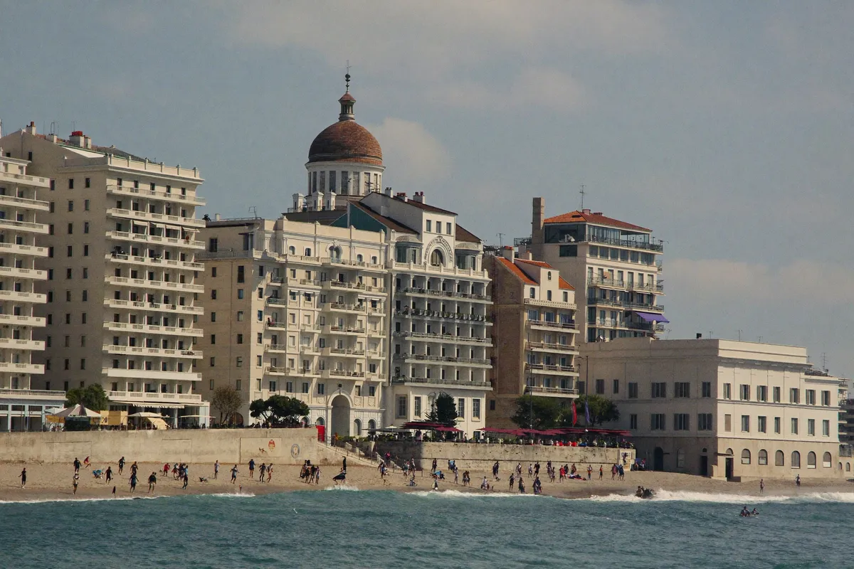 Front de mer de Juan-les-Pins à Antibes